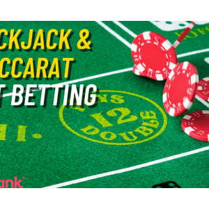 Estratégia de apostas planas em blackjack e bacará ao vivo