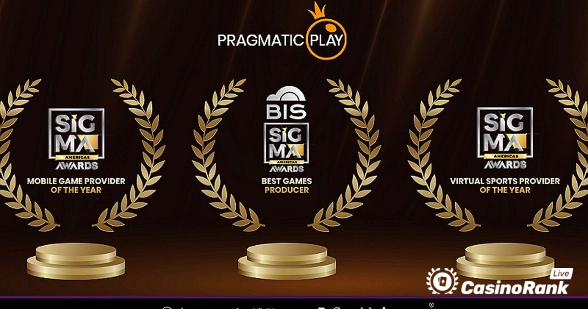 Pragmatic Play ganha 3 grandes prêmios na América Latina